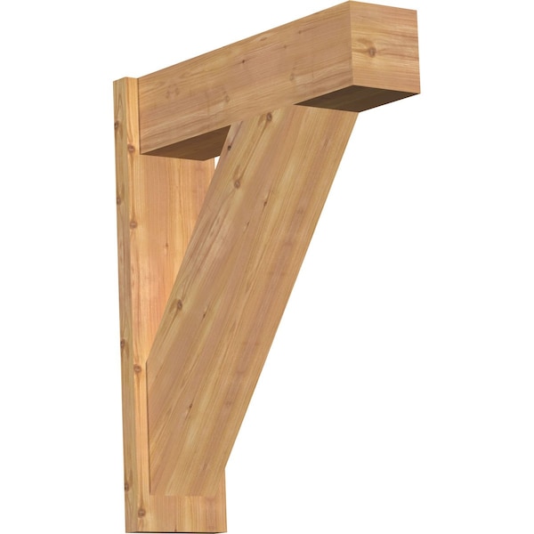 Ekena Millwork Traditional Block Smooth Outlooker, Western Red Cedar, 7 1/2"W x 26"D x 32"H OUT08X26X32TRA05SWR - main